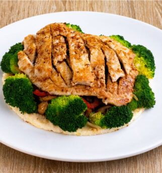 Oriental con Fajitas de Cerdo