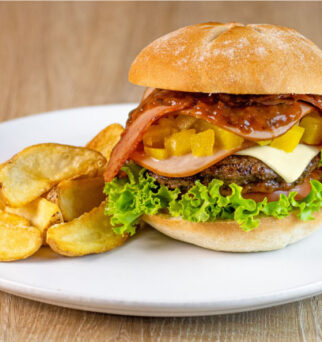 Hamburguesa Hawaiana