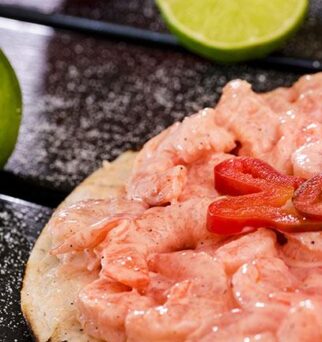 Camarones en Salsa Rosada