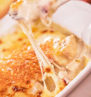 Lasagna de Pollo con Champiñones