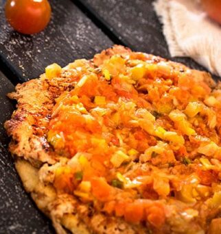 Arepa Cañon con Hogao