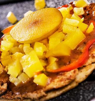 Cañon con Salsa de Frutas